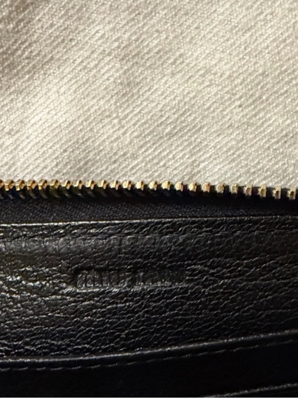 Miu Miu Black Leather Zip Around Wallet | Authentic Certificate of Authenticity